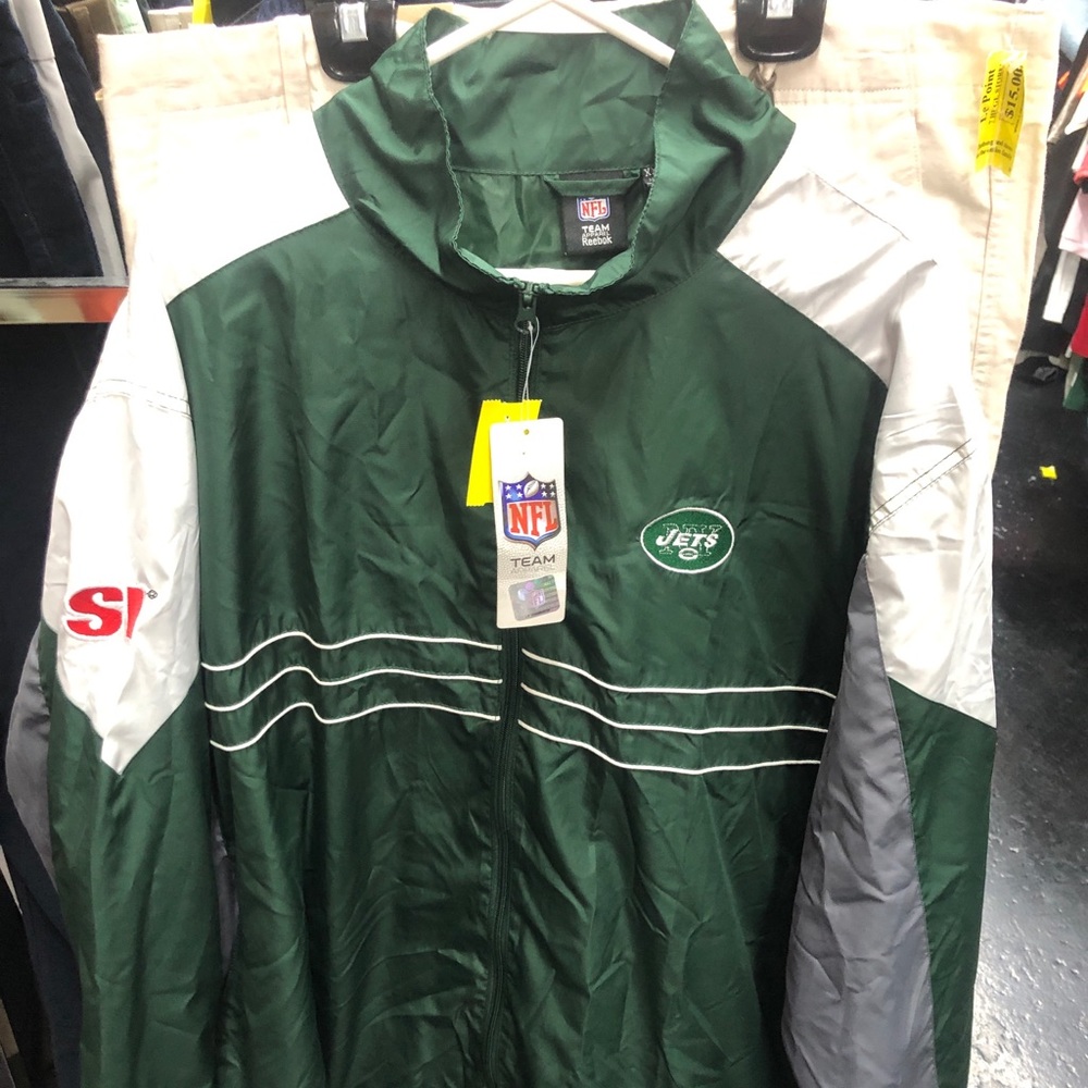 Brand new Reebok Jets jacket sz XXL